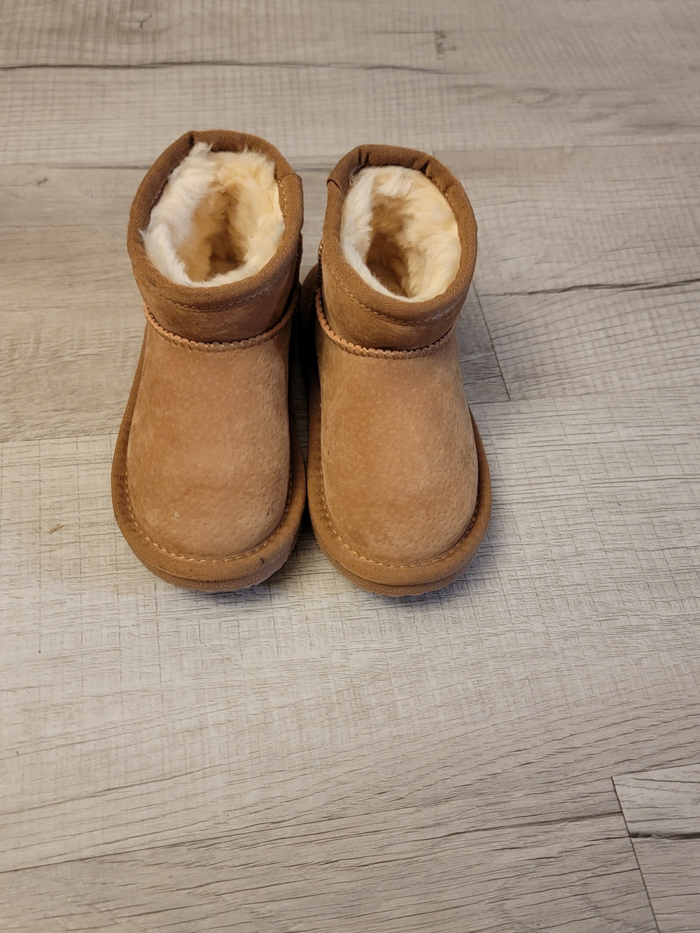 Lamo Kids Shearling-Lined Booties - Brown